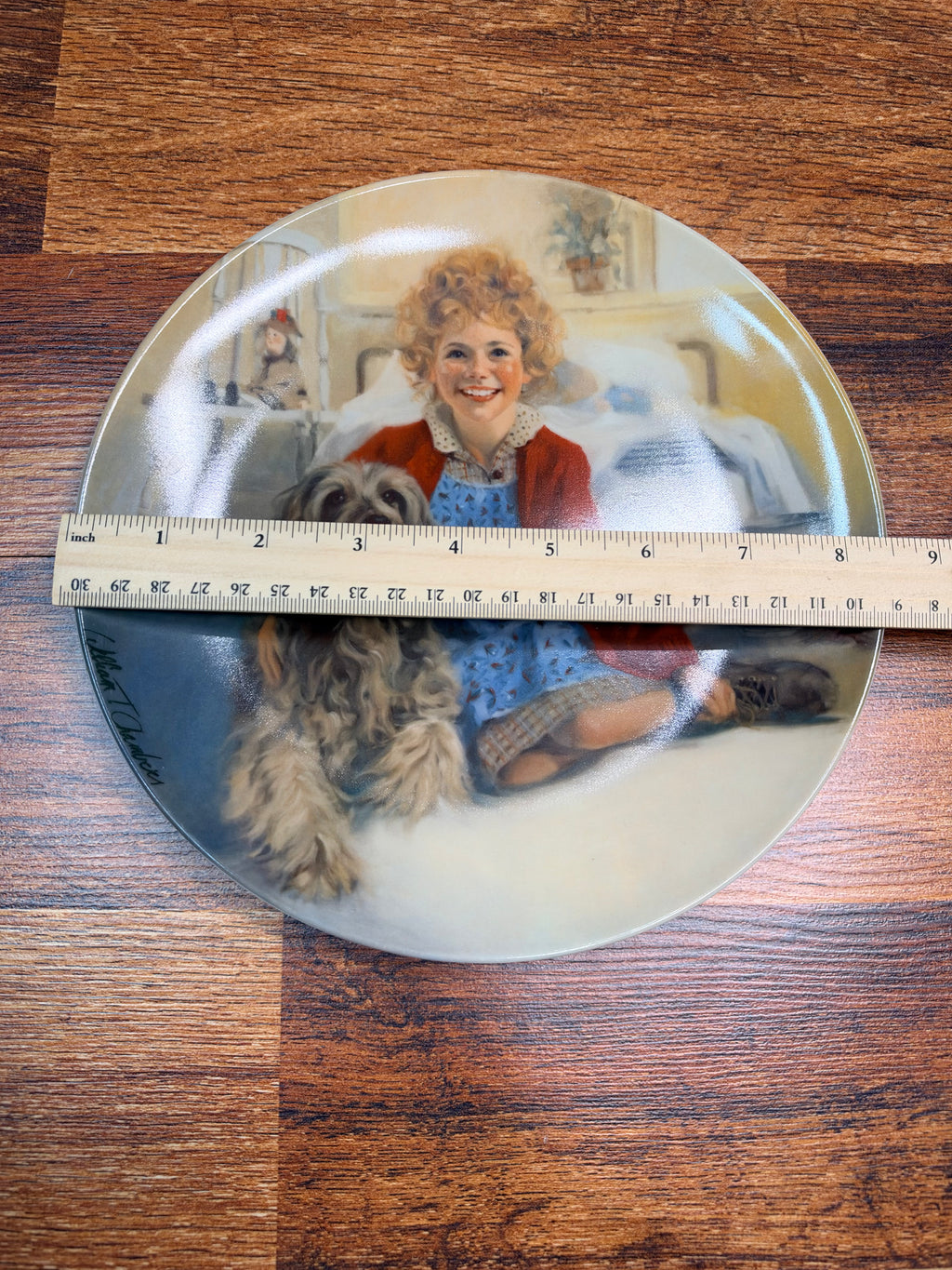 Edwin M. Knowles "Annie and Sandy" Collector Plate