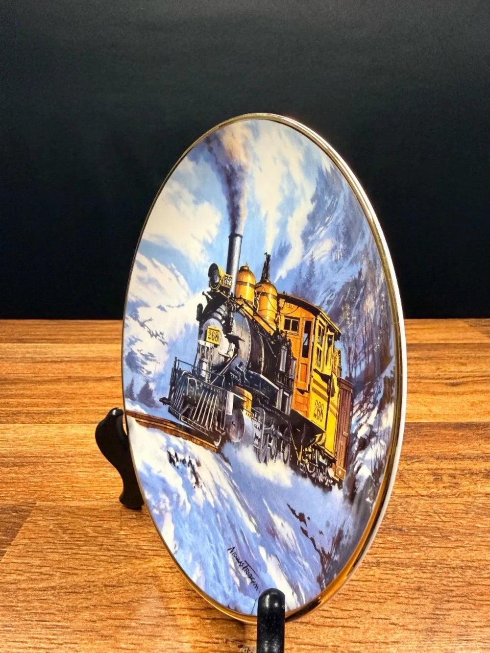 Royal Doulton “Winter on Marshall Pass” by Nicolas Trudgian Collector Plate