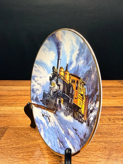 Royal Doulton “Winter on Marshall Pass” by Nicolas Trudgian Collector Plate