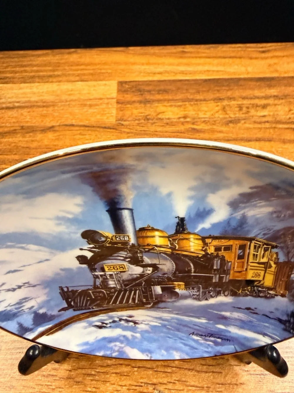 Royal Doulton “Winter on Marshall Pass” by Nicolas Trudgian Collector Plate